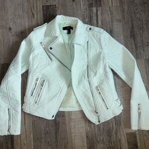 Forever 21 Mint Leather Jacket